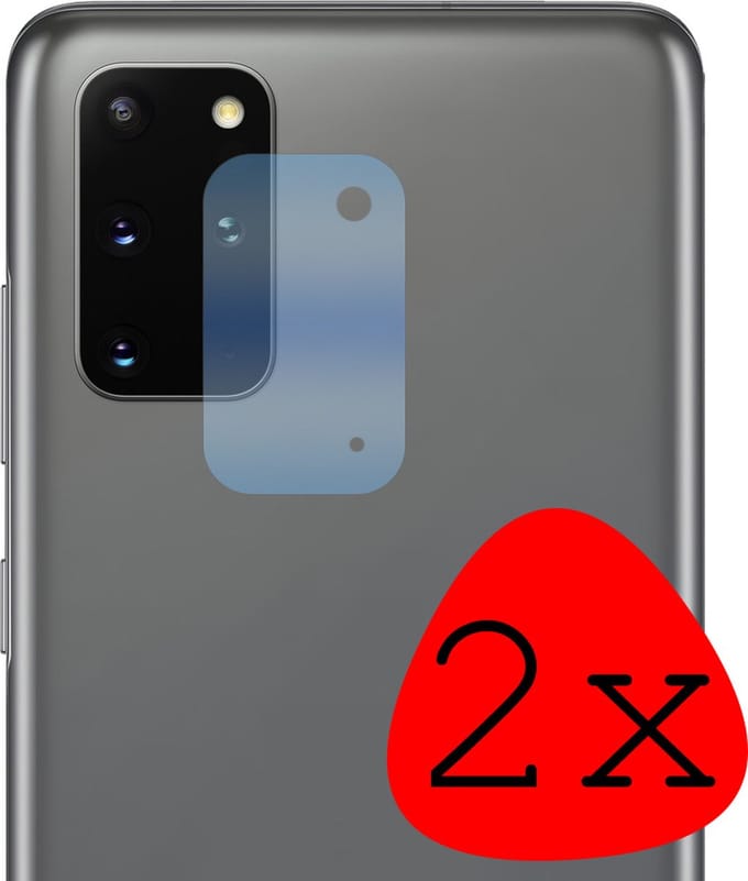 Camera Lens Protector - 2 Stuks Geschikt voor Samsung Galaxy S20 Plus - Camera Screenprotector Beschermglas - Gehard Glas - Tempered Glass - Screen Protector