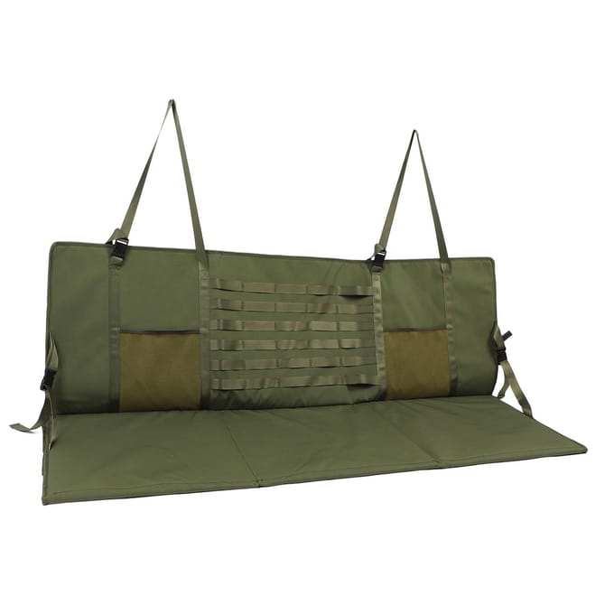 Matelas d'Extension de Siège Arrière de Voiture pour Voyage Non Gonflable Pliable Accessoires de Camping Vert OD gray