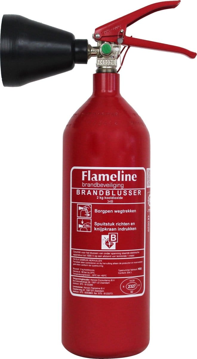 Flameline koolzuursneeuw blustoestel 2 kg