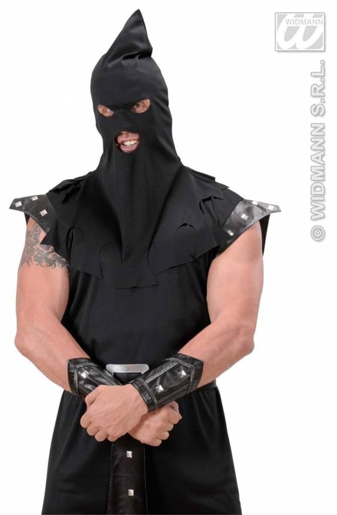 Beulen masker zwart bivak muts
