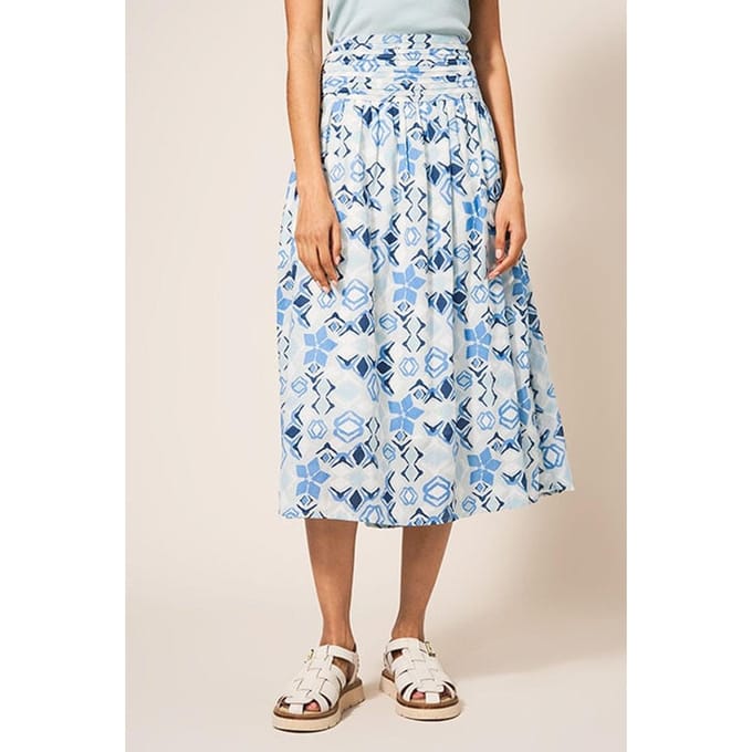White Stuff Maeva Skirt Blue Taglia: 14 REGULAR | Minigonne Outlet | Donna | Blu