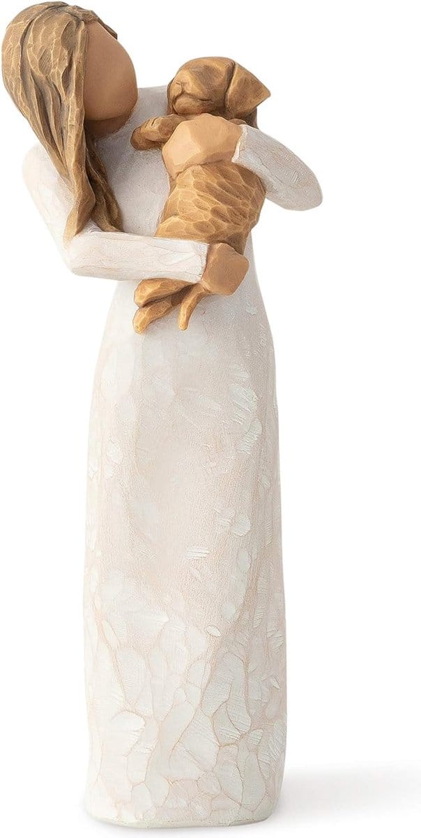 Willow Tree Schattig Jij Gouden Hond Figuur