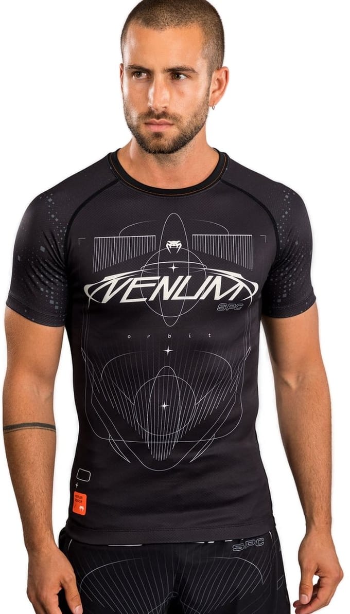 Venum Eclipse Rash Guards Zwart Ivoor - S