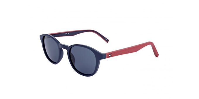 Tommy Hilfiger TH 2048/S Matte blue red 47/22/145 MAN Zonnebrillen