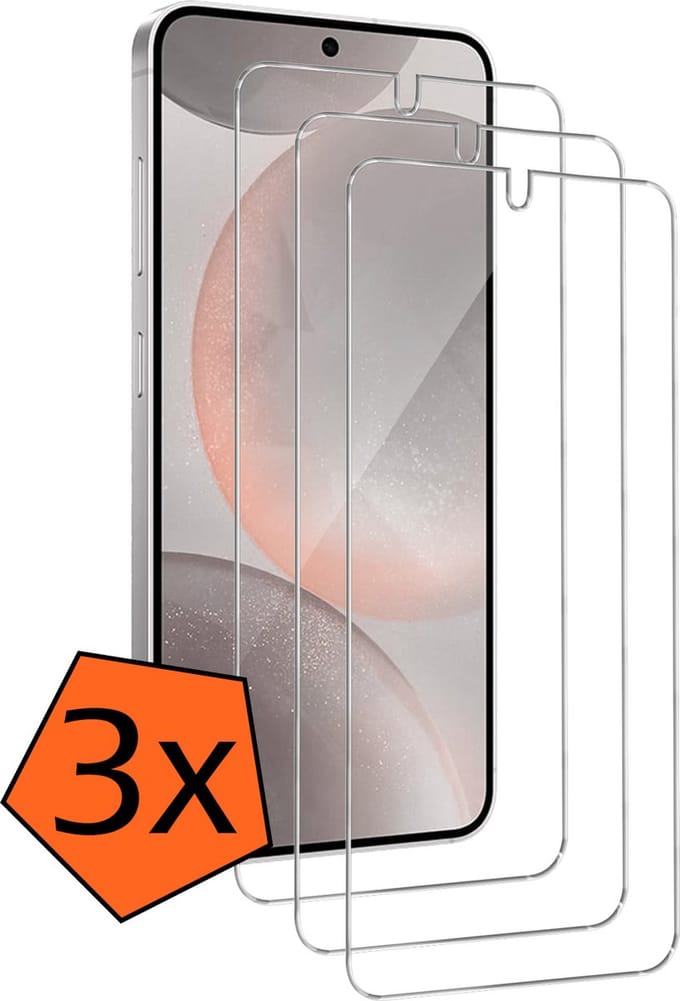 Screenprotector - 3 Stuks - Geschikt voor Samsung Galaxy S24 Plus - Extra Sterk - Gehard Glas - Beschermglas - Tempered Glass - Screen Protector