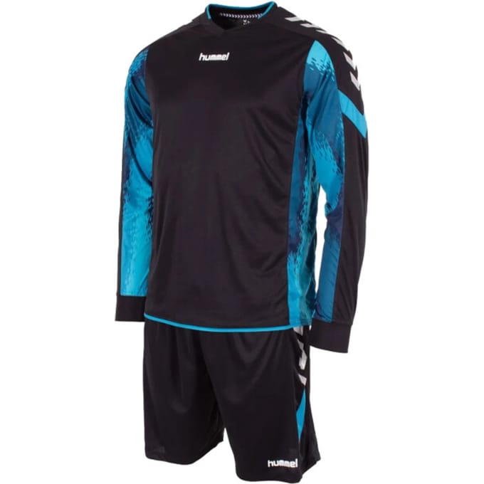 Hummel Bremen Keeperstenue Black Blue - Keepershandschoenen - Maat M