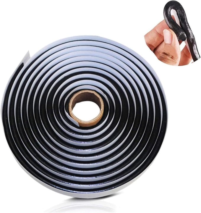 Selfklevend waterdicht butylkoord 8 mm x 4 m