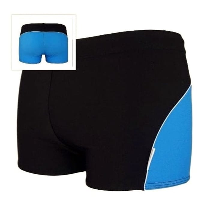 Zwemboxer Colourback Blue - Maat M - Zwemboxer Heren Blauw - Stanteks