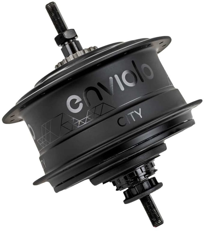 Enviolo City Versnellingsnaaf | 36-Gaats | Rollerbrake | Zwart | NuVinci |