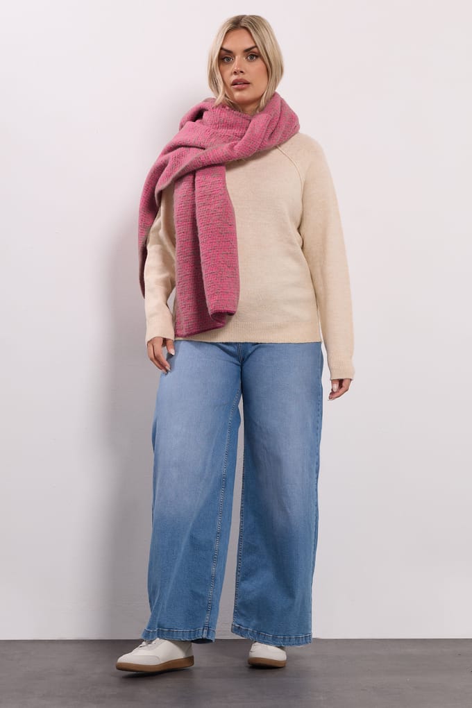 Yours Roze Zachte Sjaalsize One Size