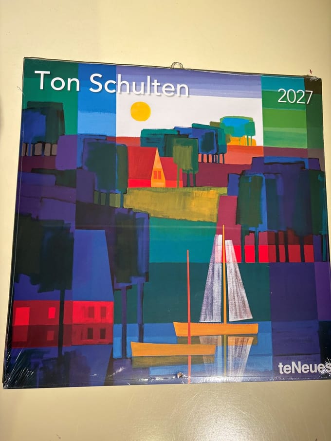 Ton Schulten notitie kalender 2027