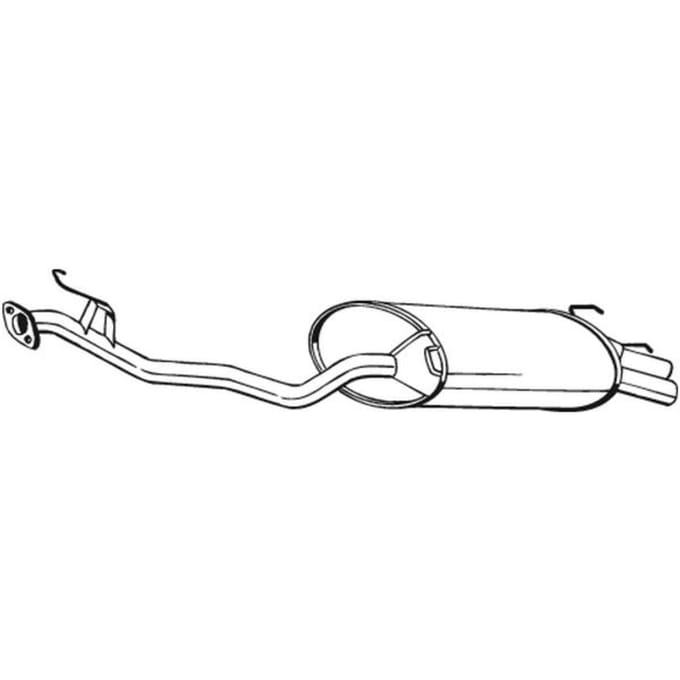 Geluiddemper achter BOSAL 279-513