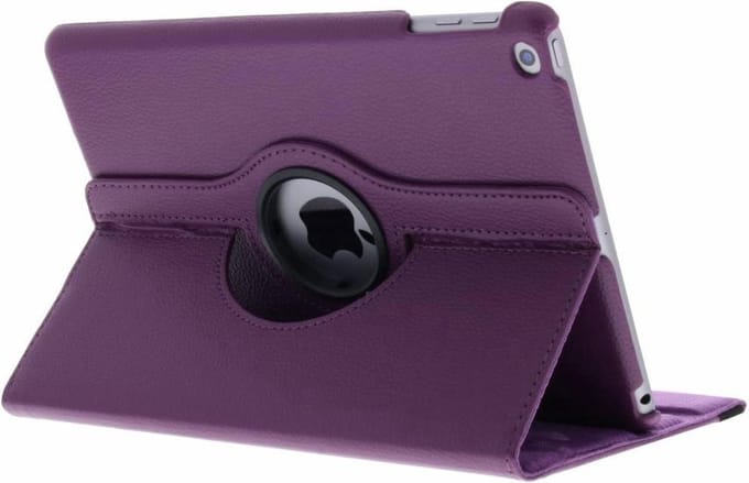 iPad 9.7 - 360 graden draaibare hoes - Paars