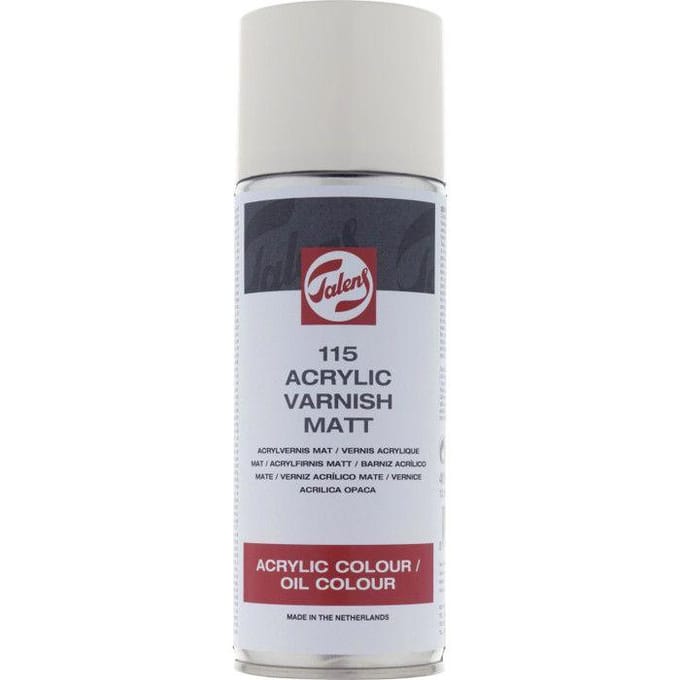 Talens acrylvernis mat 115 spuitbus 400 ml