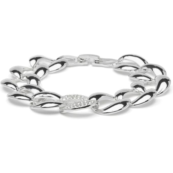 Bracelet - LUXENTER - Shinthi - Oxyde de zirconium - Finition rhodium - Longueur 18 cm white