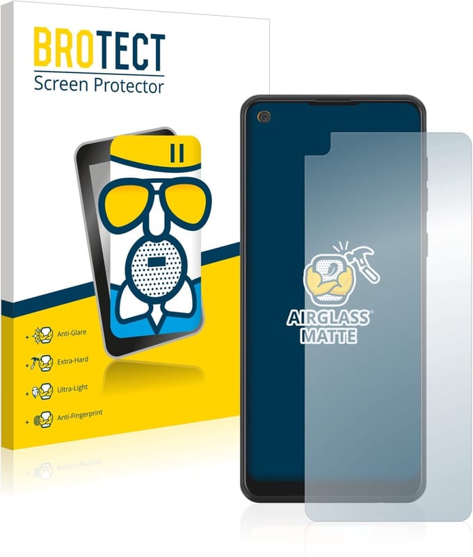 BROTECT - Screenprotector voor Samsung Galaxy A21 - Folie Beschermfolie Beschermglas matte