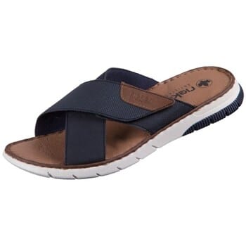 Rieker Slippers blauw Synthetisch - Maat 44