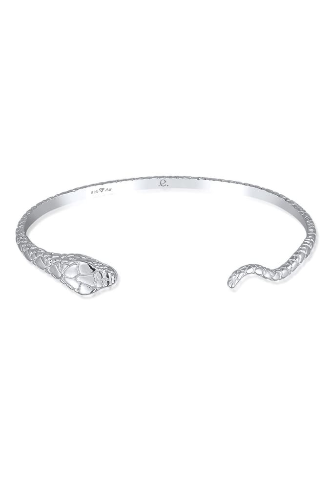 Elli PREMIUM - Armband - Bangle Vrouwen Slang 925 Sterling Zilve - Dames