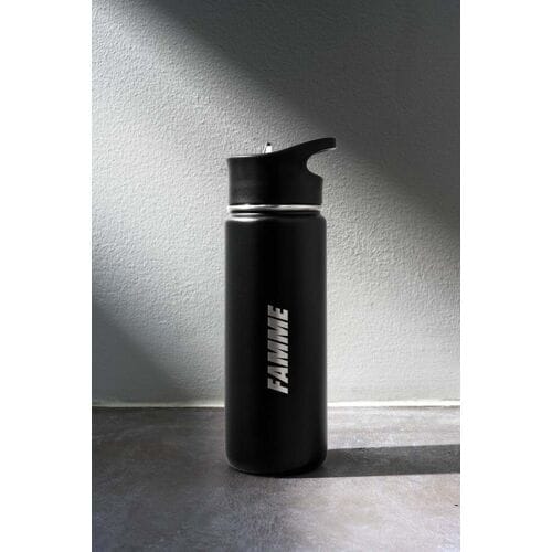 FAMME Performance Water Bottle Black ÉÉN MAAT