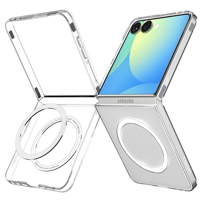 MagSafe-hoesje voor Samsung Galaxy Z Flip7 F766, Spigen, Air Skin, Transparant ACS09556
