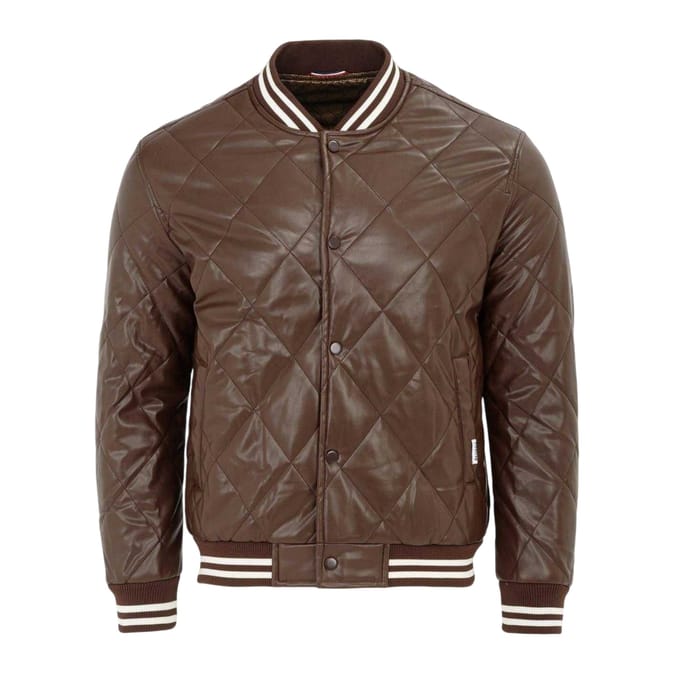 Firetrap Heren Snap Bomberjack (Koffie)