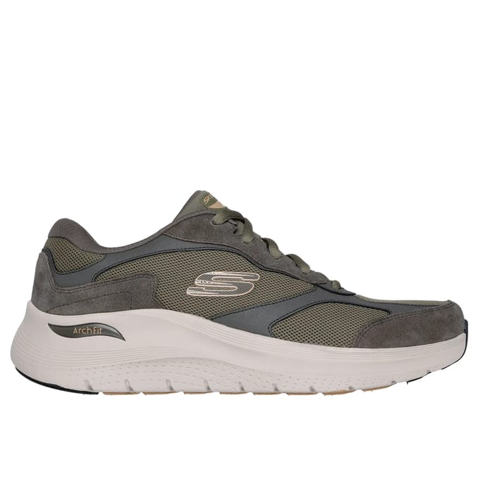 Skechers Arch Fit 2.0 - The Keep - Heren Sneakers - Olijfgroen
