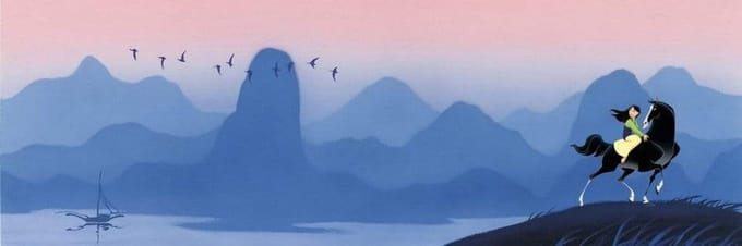 Fotobehang - Mulan Hills 300x100cm - Vliesbehang