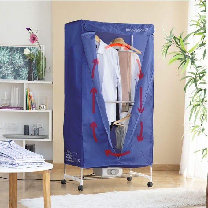 Elektrische Droger - INNOVAGOODS - Dupledry - 1200 W - Draagbaar - Antibacterieel
