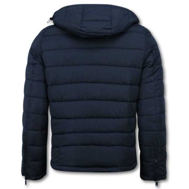 Heren Jack met Capuchon - Slim Fit - Tussenjas Heren - 8210 - Blauw
