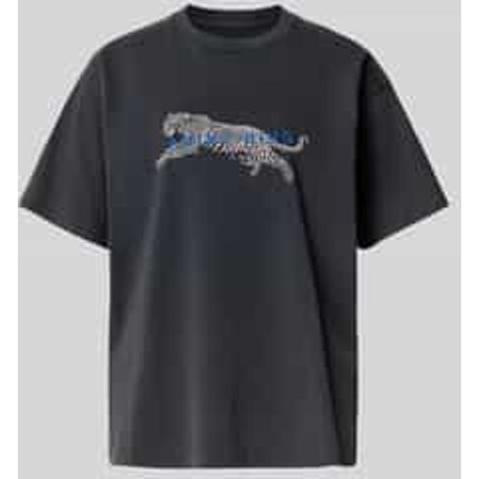 T-shirt met labelstitching