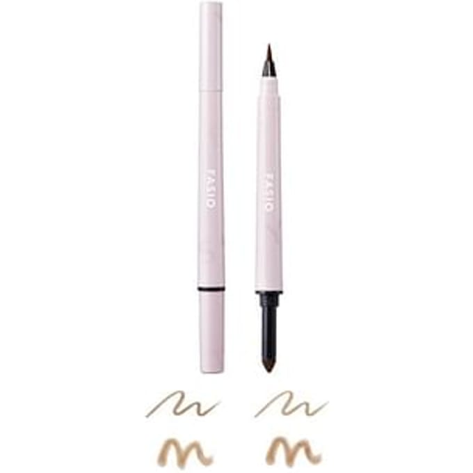 Kose - Fasio Liquid & Powder Eyebrow 03 Light Brown