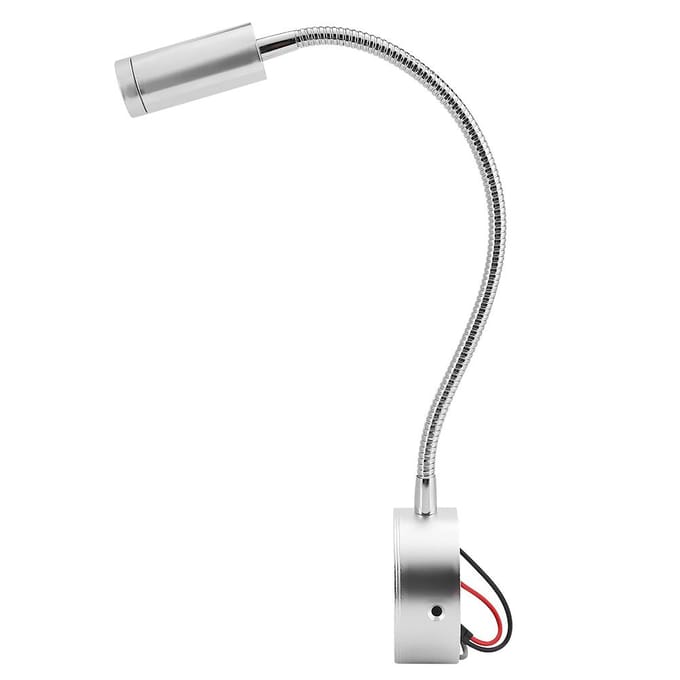 1W Flexibele LED Wandlamp Verstelbaar Wandgemonteerd Nachtlampje Leeslamp voor Slaapkamer 85V-265V