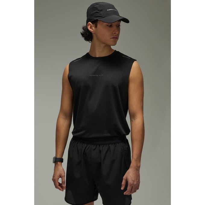 Common Pace Running Ultra Tank Top | Black | Size Medium