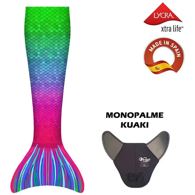 Zeemeermin kostuum met monoval Kuaki Mermaids