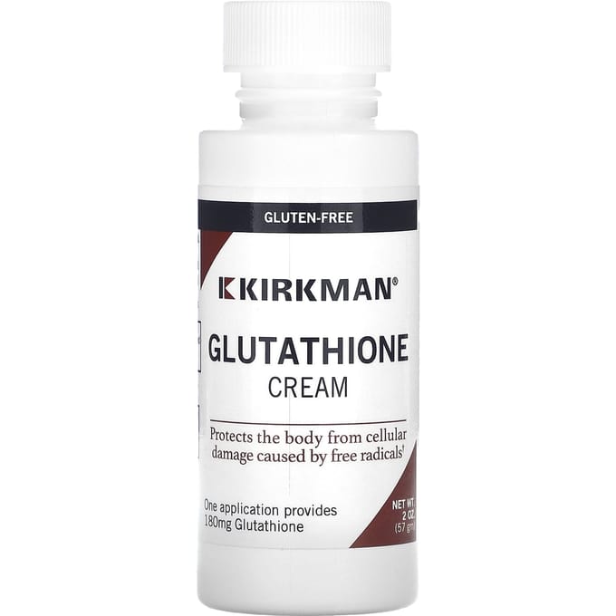 Kirkman Labs, Glutathione Cream, 2 oz (57 g) white