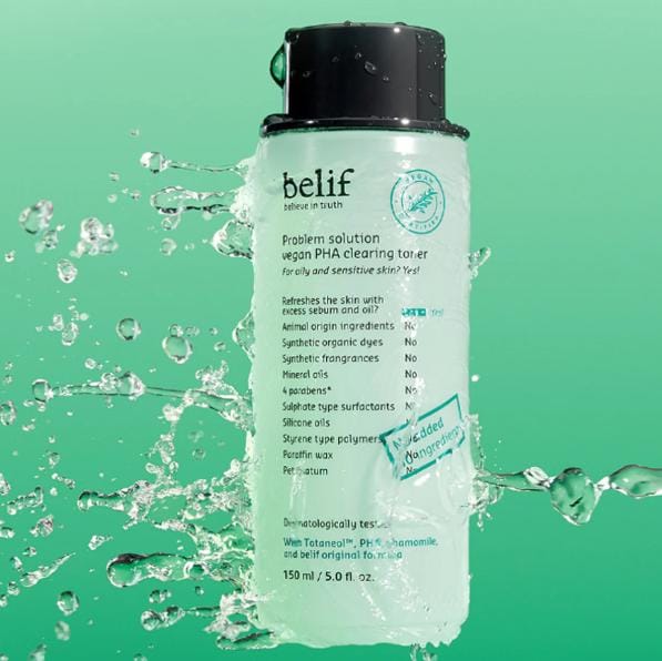 [belif] Problem Solution Vegan PHA Clarifying Toner 150ml white
