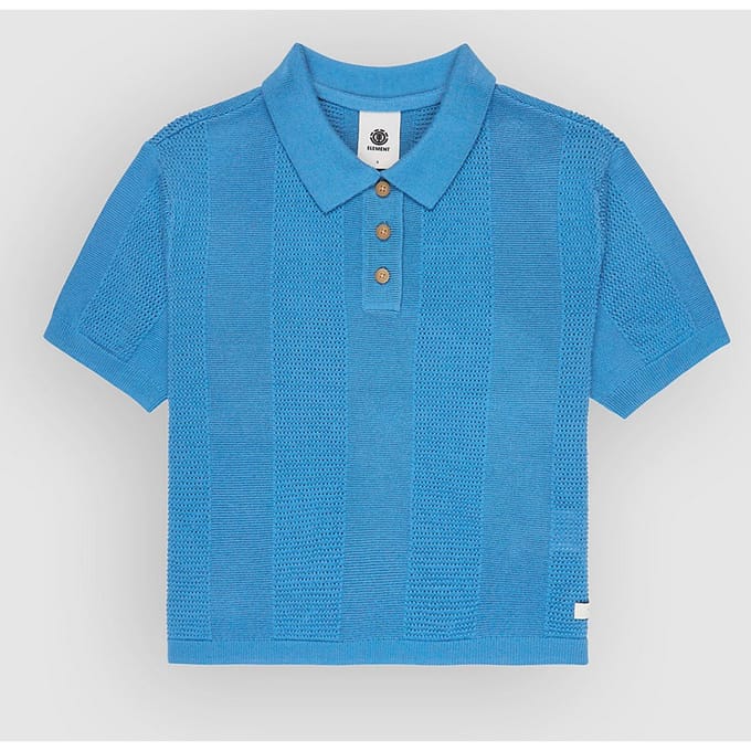 Element Textured Polo blauw
