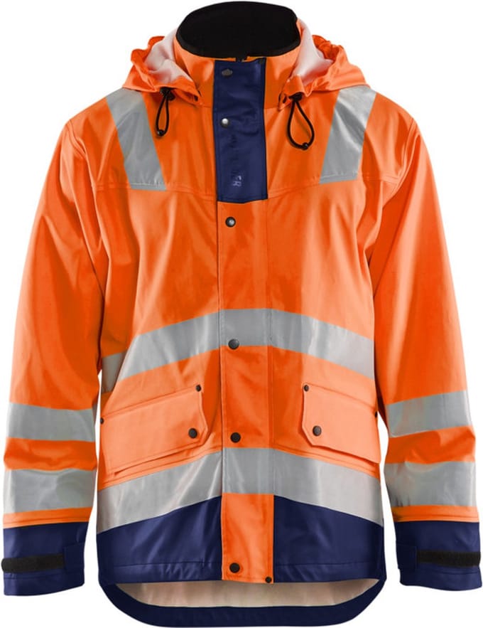Blaklader Regenjas High Vis LEVEL 2 4302-2003 - High Vis Oranje/Marineblauw - M