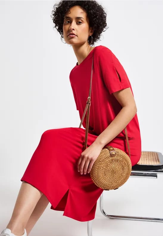 Jurk met splitdetail