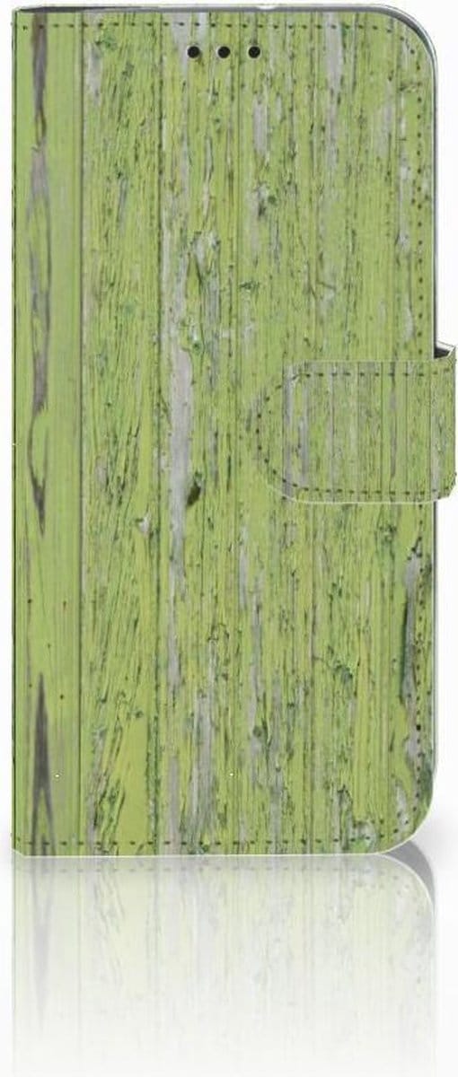 Motorola Moto G7 | G7 Plus Book Style Case Green Wood