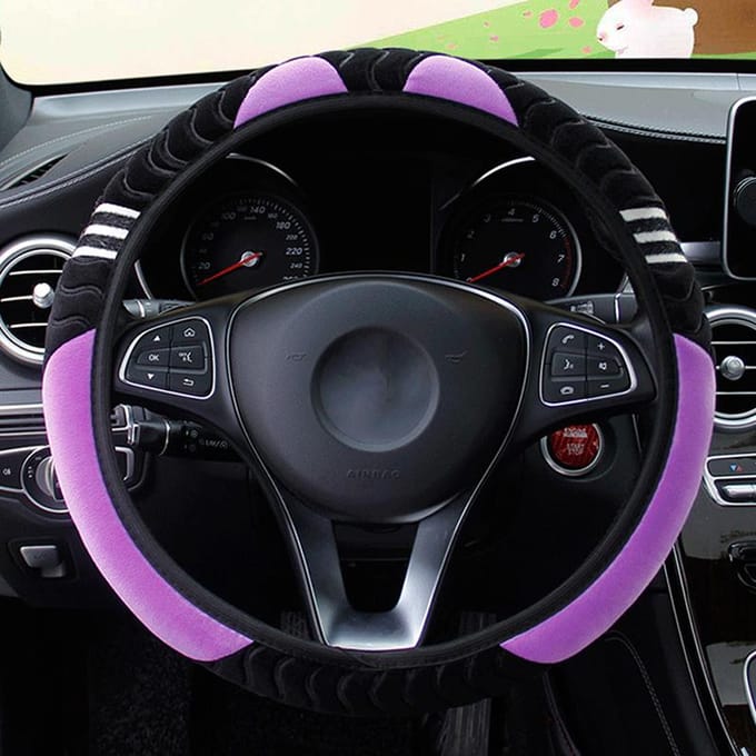 15  autostuurhoes elastische warme antislip wieldop auto-accessoires grijze kleur