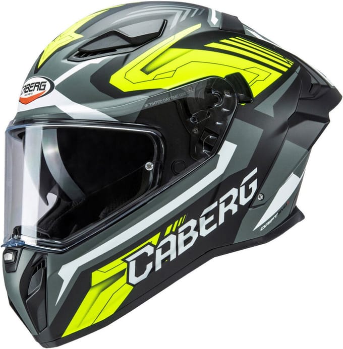 Caberg Drift Evo II Jamara Mat Zwart Grijs Neon Geel Integraalhelm - Helm