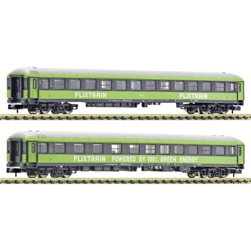 Fleischmann 6260085 N 2-delig Set 1: Personenrijtuig, FlixTrain