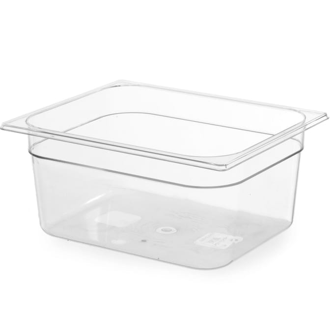 HENDI Gastronorm container – polycarbonaat – 9,5L – transparant – 325x265x150 mm