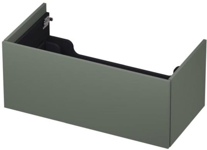 INK - Onderkast 1 Lade Push 2 Open Bestaande Uit - 900x450x376 Mm - Mat Beton Groen
