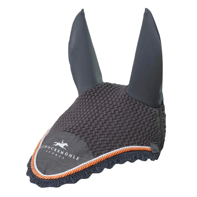 Vliegenmasker voor paarden Schockemöehle Dynamite Fly Veil Logo