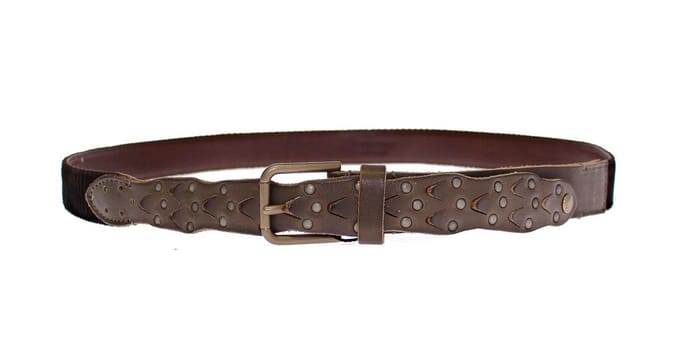 Dolce & Gabbana Bruine Leren Logo Cintura Gürtel Riem voor heren