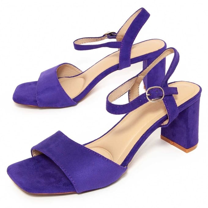 Sandale à talons pour femmes. Montevita Sanvesti 105013 37 violet