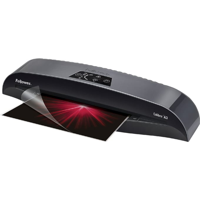 Fellowes Calibre A3 Lamineermachine – 125 Micron – 1 Min Opwarmtijd – Anti-Vastloop – Zwart