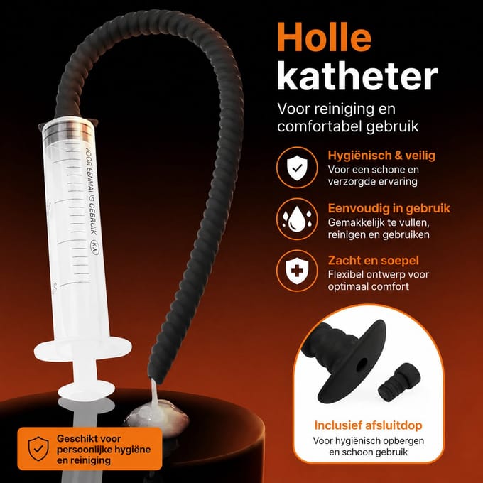 Holle Urethrale Penisplug – Spuit – Urethra Plug - Plasbuis